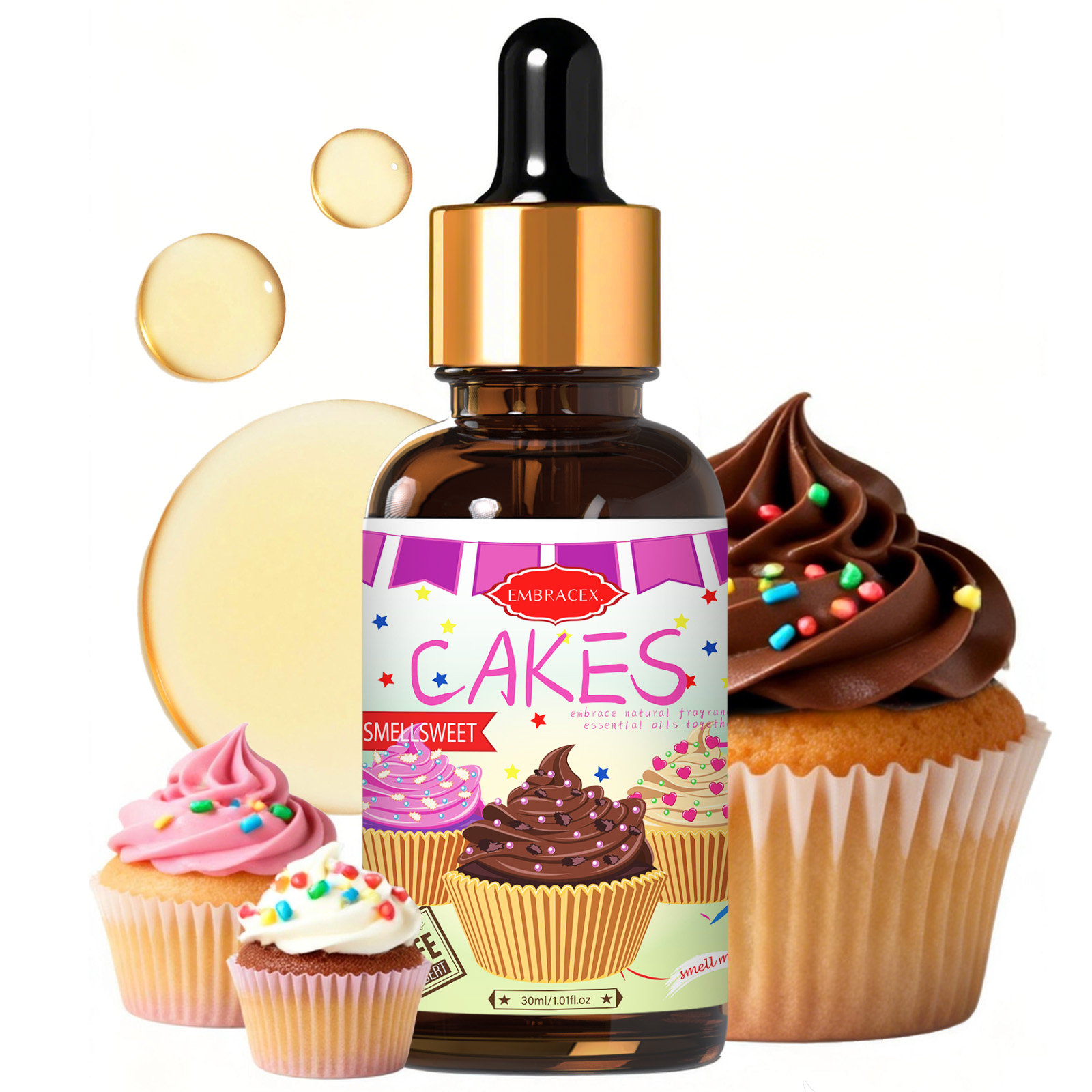 Candle Supplies Essential Oils - Huile essentielle Cakes de 30ml, fournitures