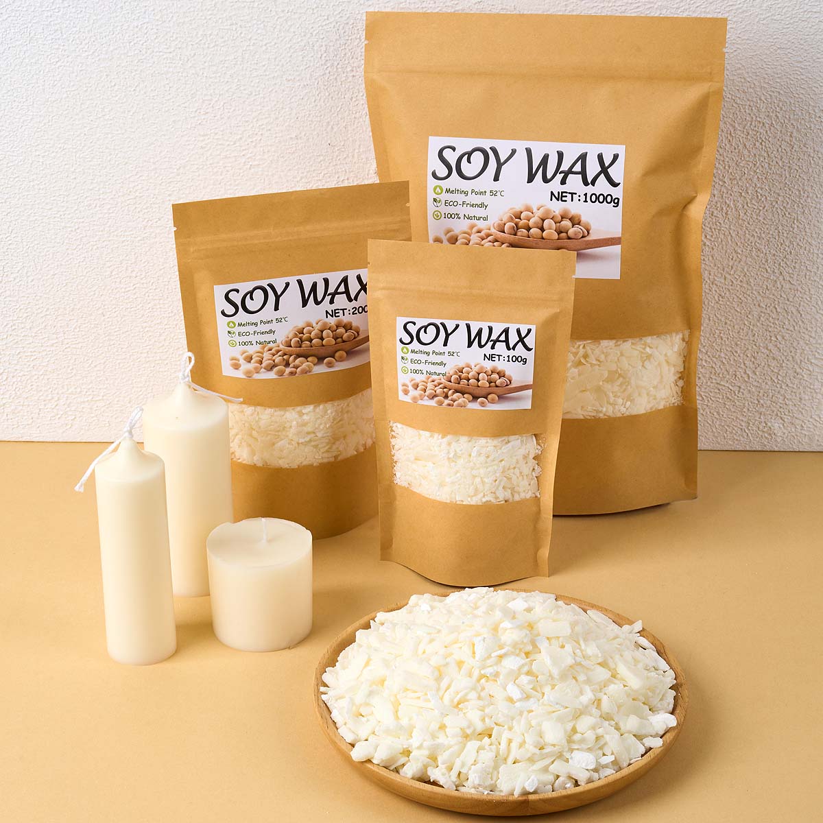 Candle Supplies Shop - Cire de soja blanche Pure de
