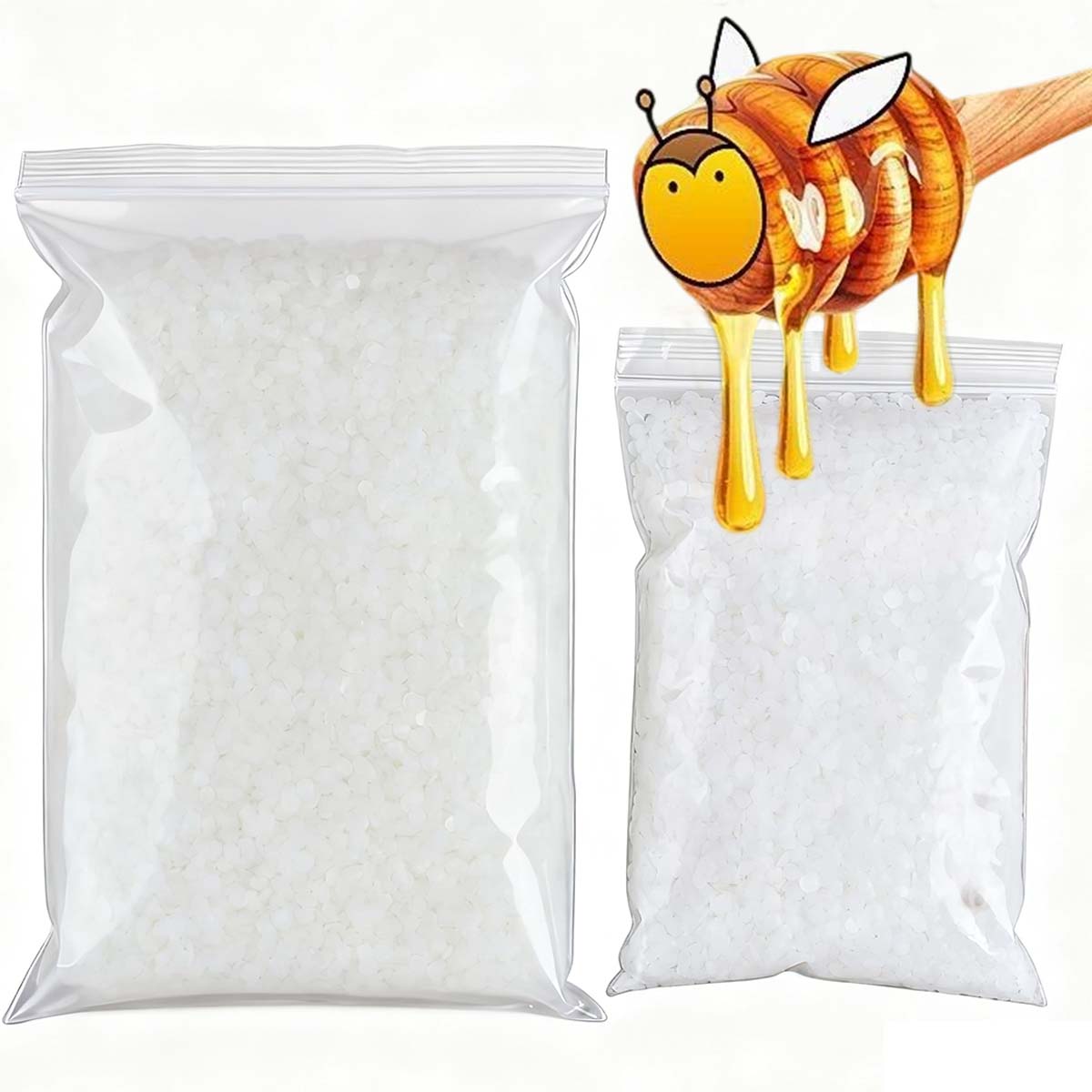 Candle Supplies Shop - Cire d'abeille blanche 200g-1000g, bougie parfumée