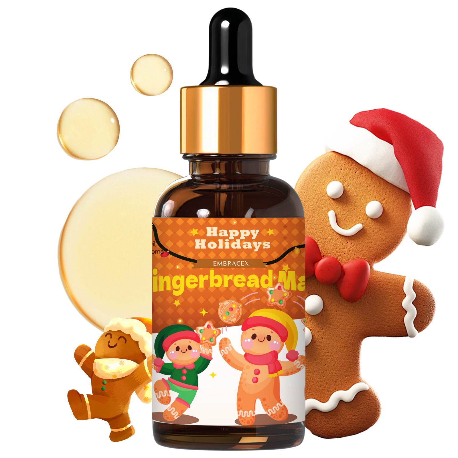 Candle Supplies Essential Oils - Huile essentielle Gingerbread Man 30ml, fournitures