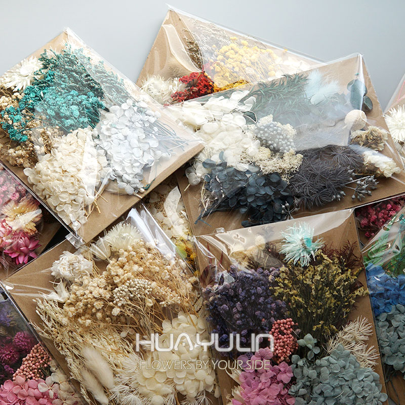 Candle Supplies Kit - 1 paquet de plantes artificielles séchées,