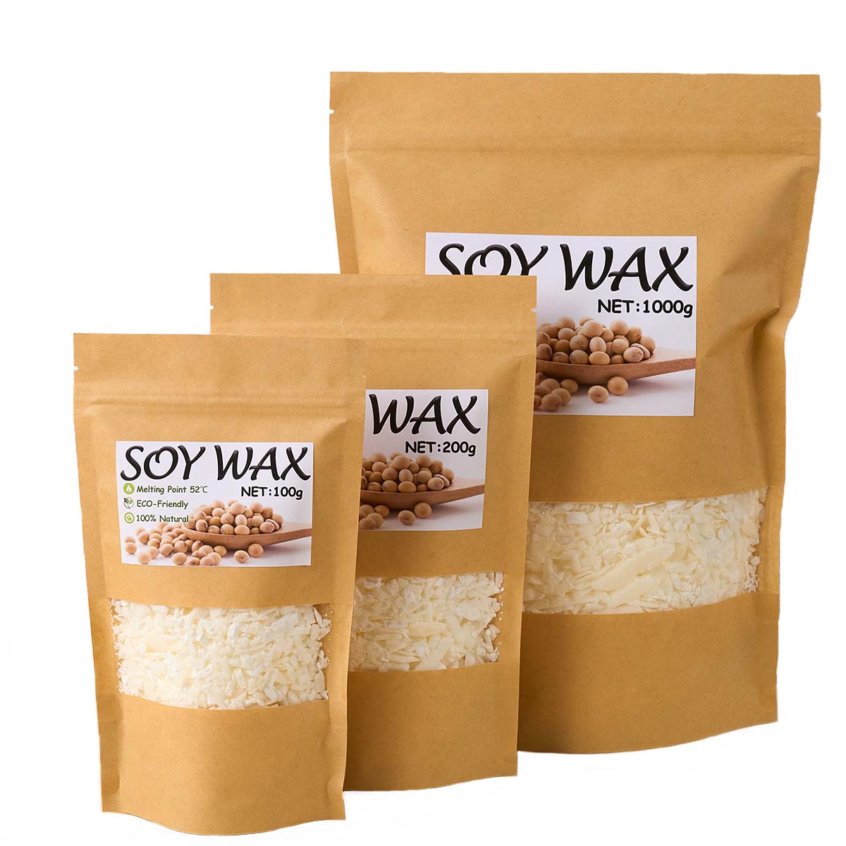 Cire de soja blanche Pure de 1 - Candle Supplies Shop avis et prix