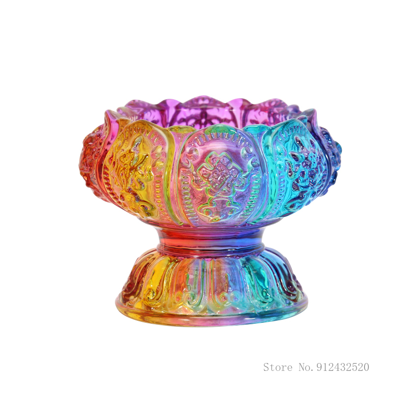 Porte-Lampe Coloré à Pieds Hau - Candle Glass Supplies avis et prix