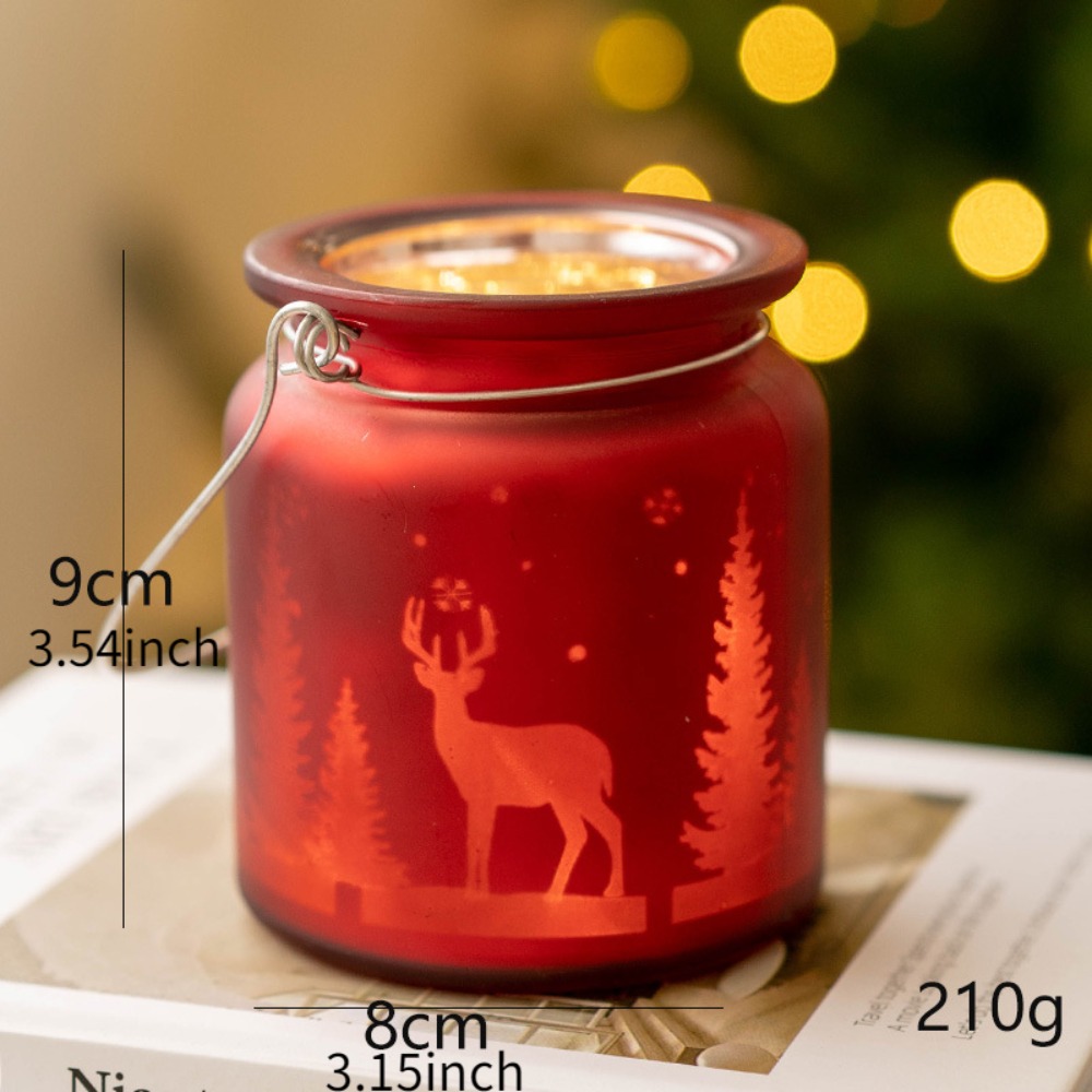 Bougeoir de Noël en verre galv - Candle Glass Supplies avis et prix