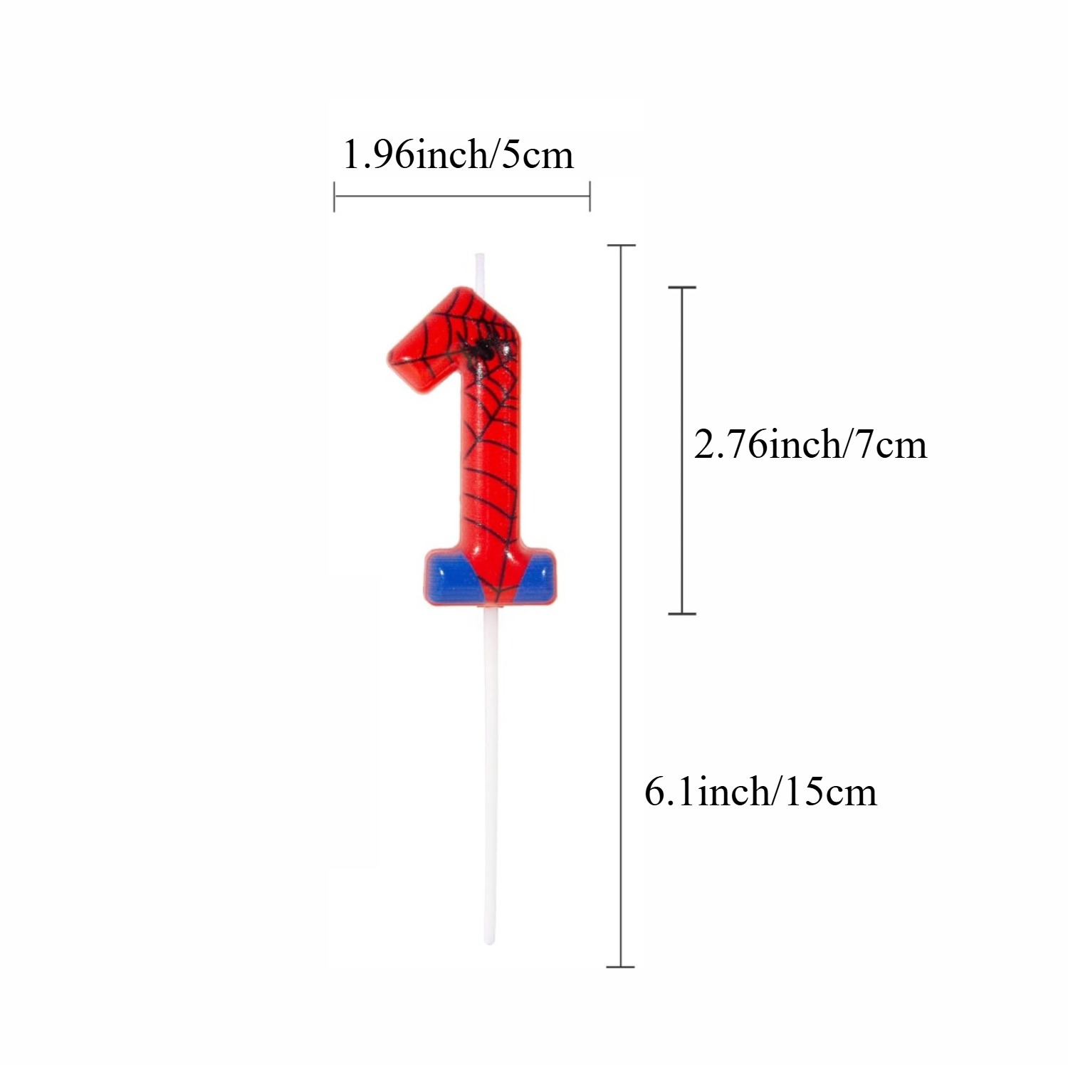 Bougies d'anniversaire Spider  - Candle Supplies Free Shipping avis et prix