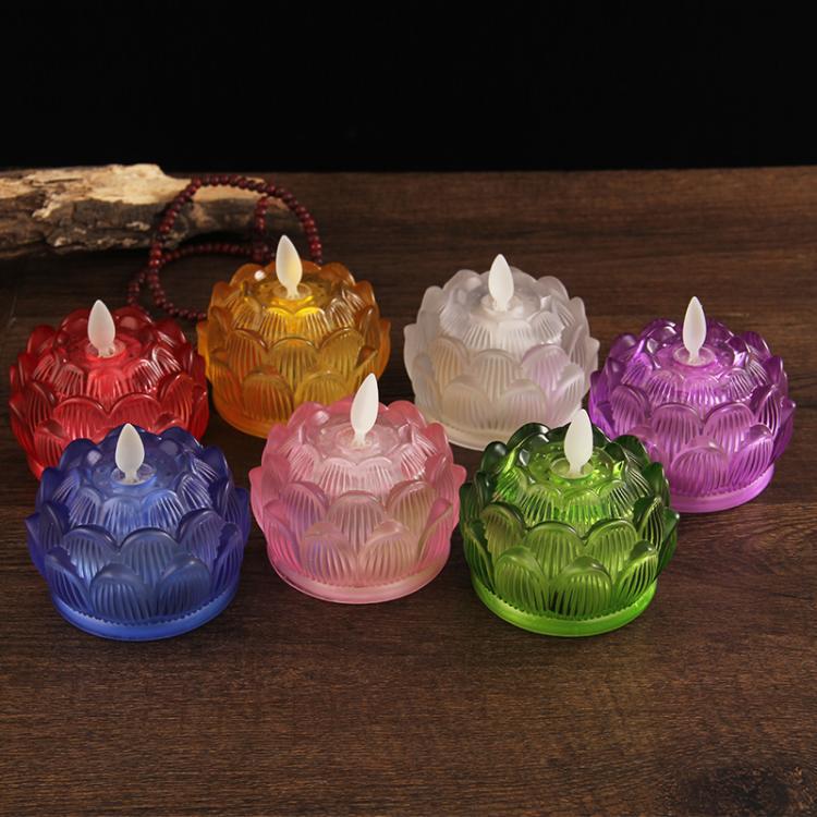 Lampe LED en verre coloré alim - Candle Glass Supplies avis et prix