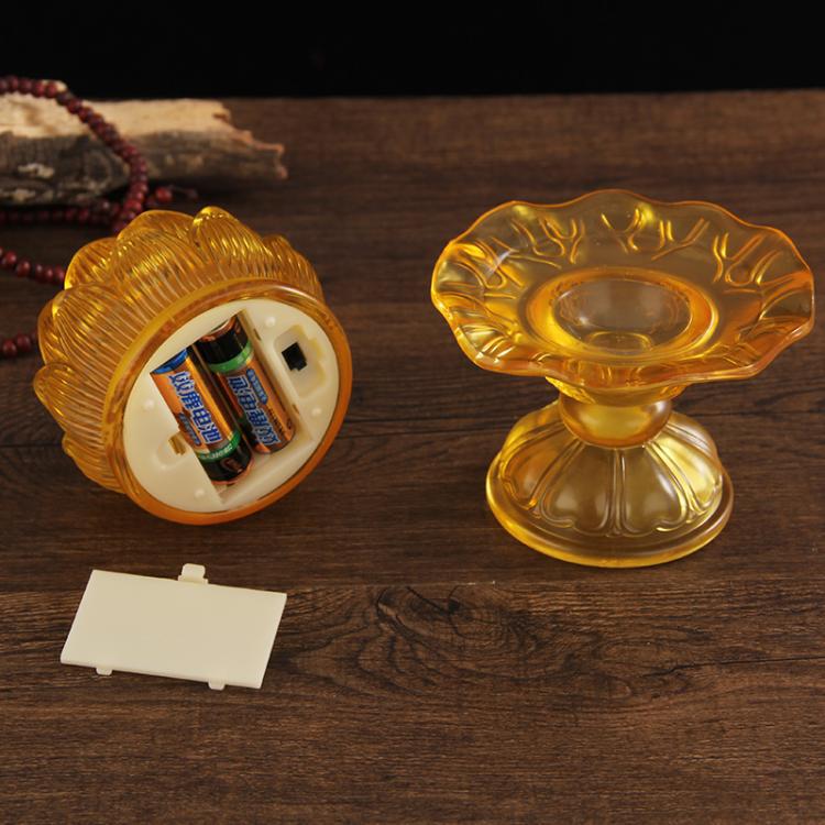 Lampe LED en verre coloré alim - Candle Glass Supplies avis et prix